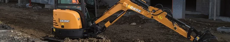 CASE Mini Excavators from Inland