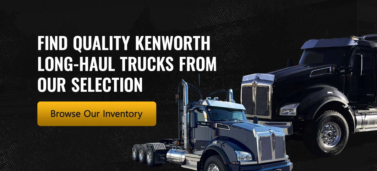 Find quality Kenworth long-haul trucks at Inland