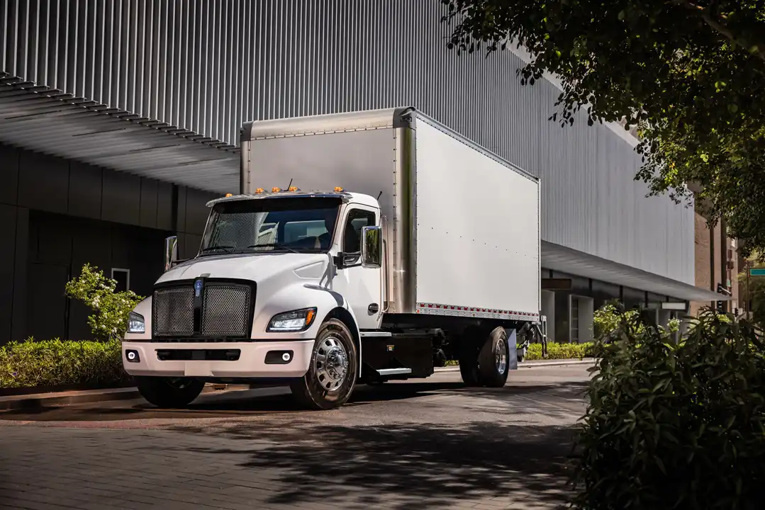 Kenworth's all-new Class 6-8 BEV models feature PACCAR’s fully integrated ePowertrain platform